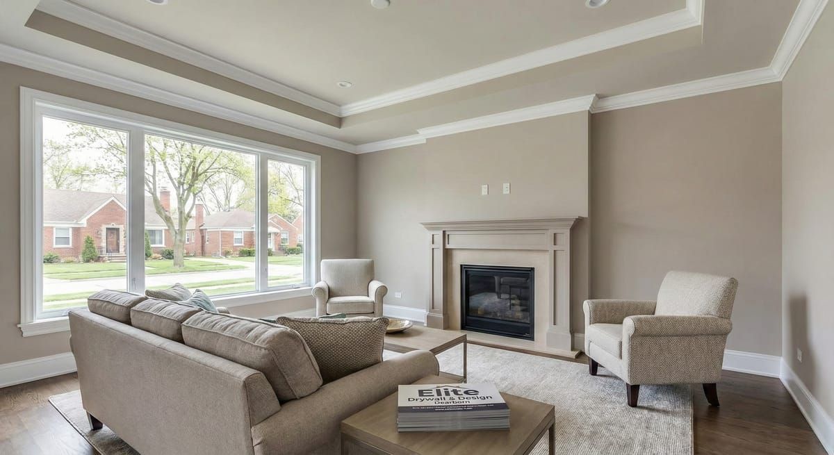 Drywall project in Dearborn, MI